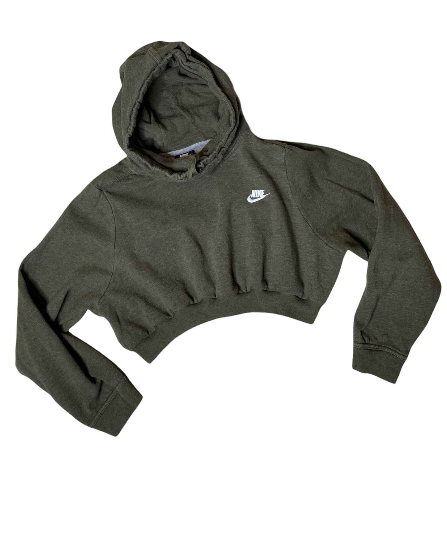 Nike Reworked Crop Hoodie Sweatshirt