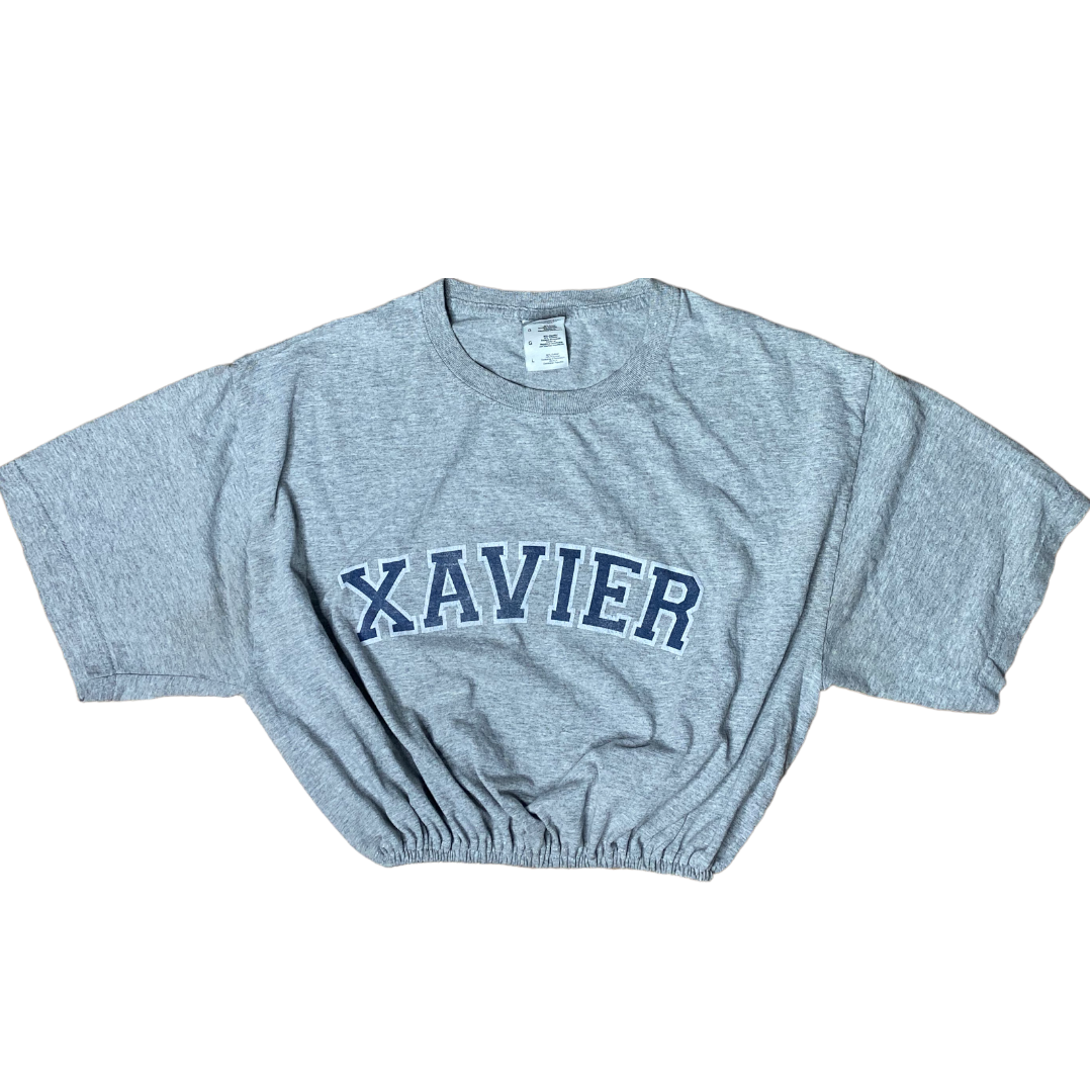 Xavier University Reworked Crop Top