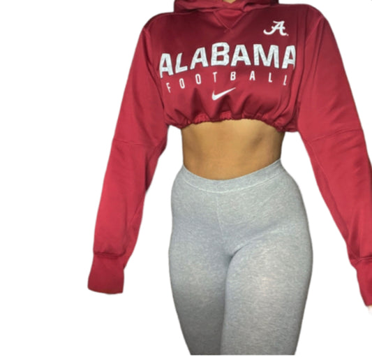 University of Alabama Reworked Crop Hoodie