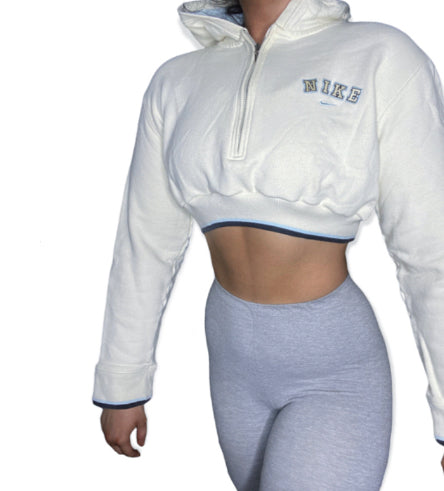 Vintage NIKE Reworked Crop Quarter Zip