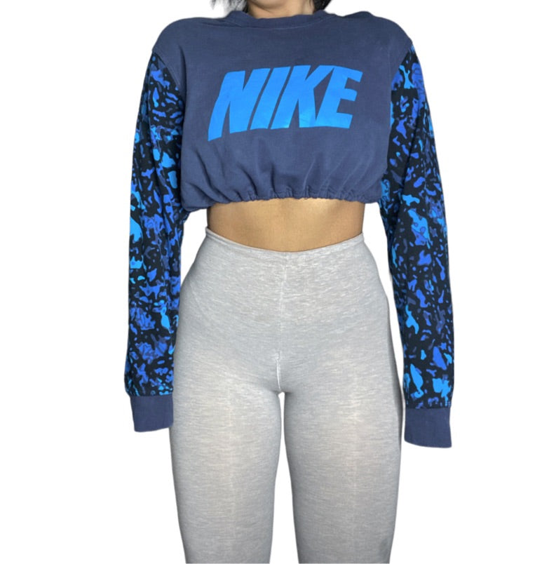 Nike Reworked Crop Crewneck Sweatshirt