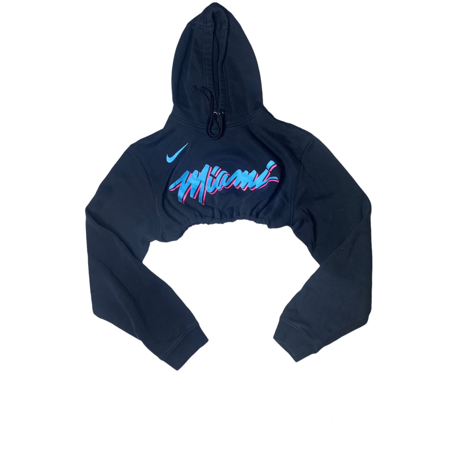 Miami Heat City Edition Reworked Crop Hoodie