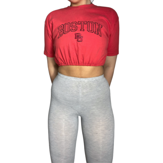 Boston University Reworked Crop Top