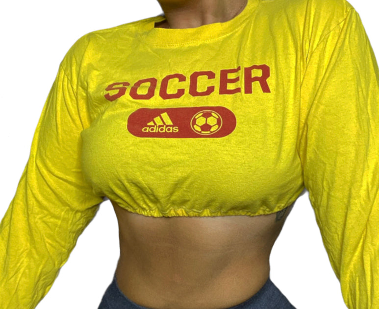 ADIDAS Vintage Soccer Crop Top