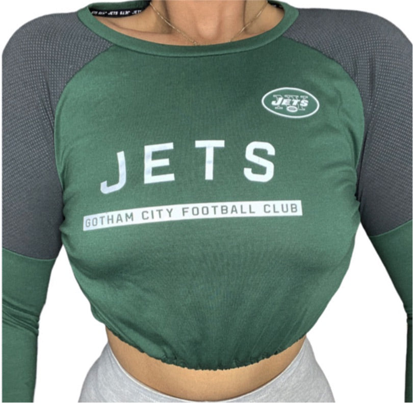 Nike New York Jets Reworked Crop Top