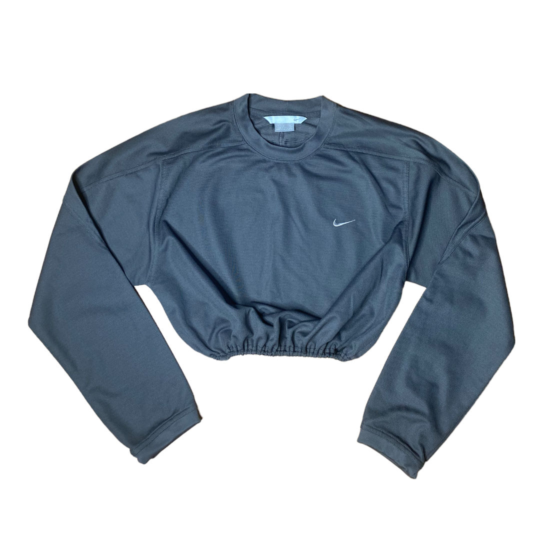 Nike Reworked Long-sleeve Crop Top