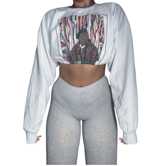 Notorious BIG Reworked Crop Crewneck