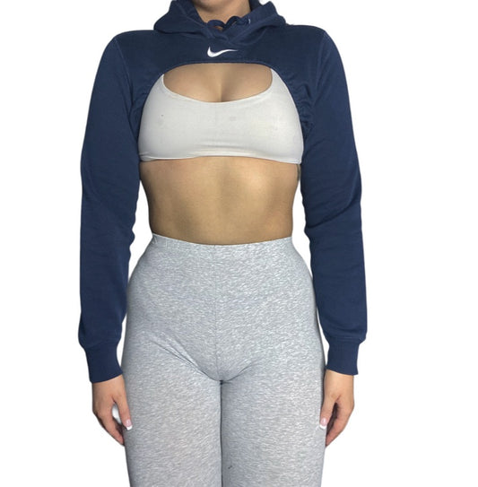 Nike Reworked Crop Hoodie Shrug