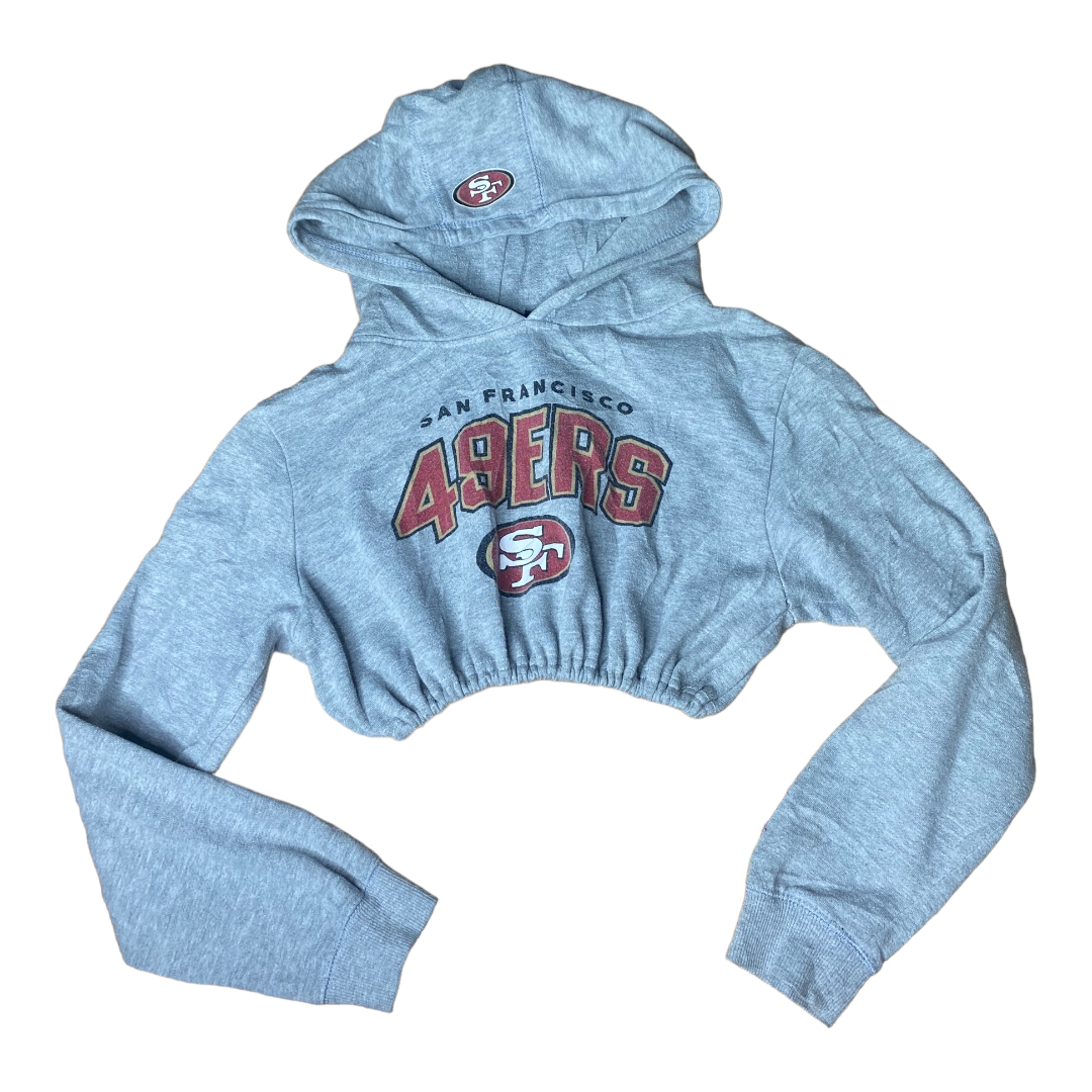 San Fransisco 49ers Reworked Crop Hoodie