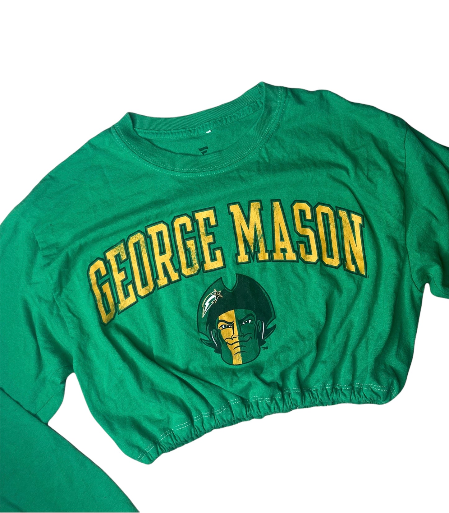 George Mason University Reworked Crop Top