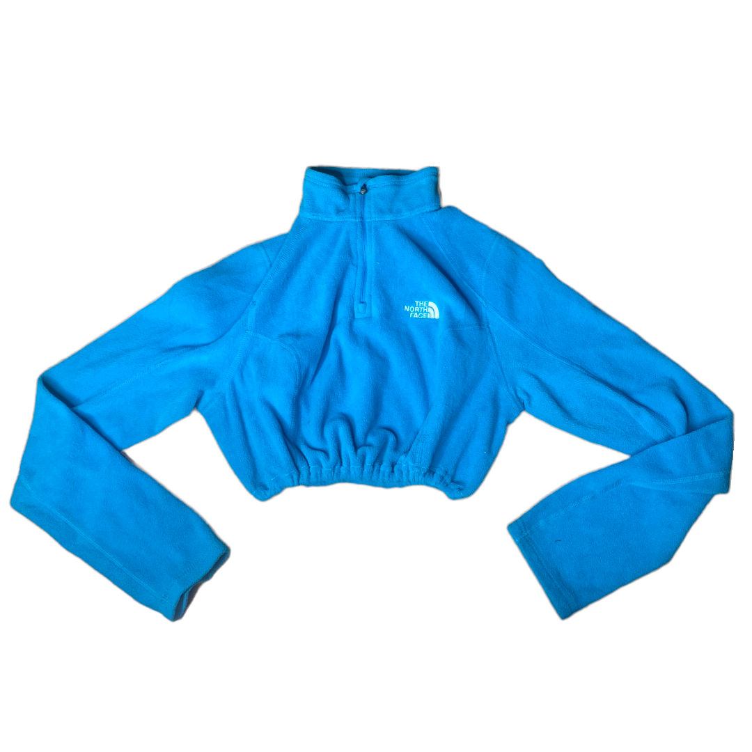 The North Face Reworked Crop Fleece Zip Up