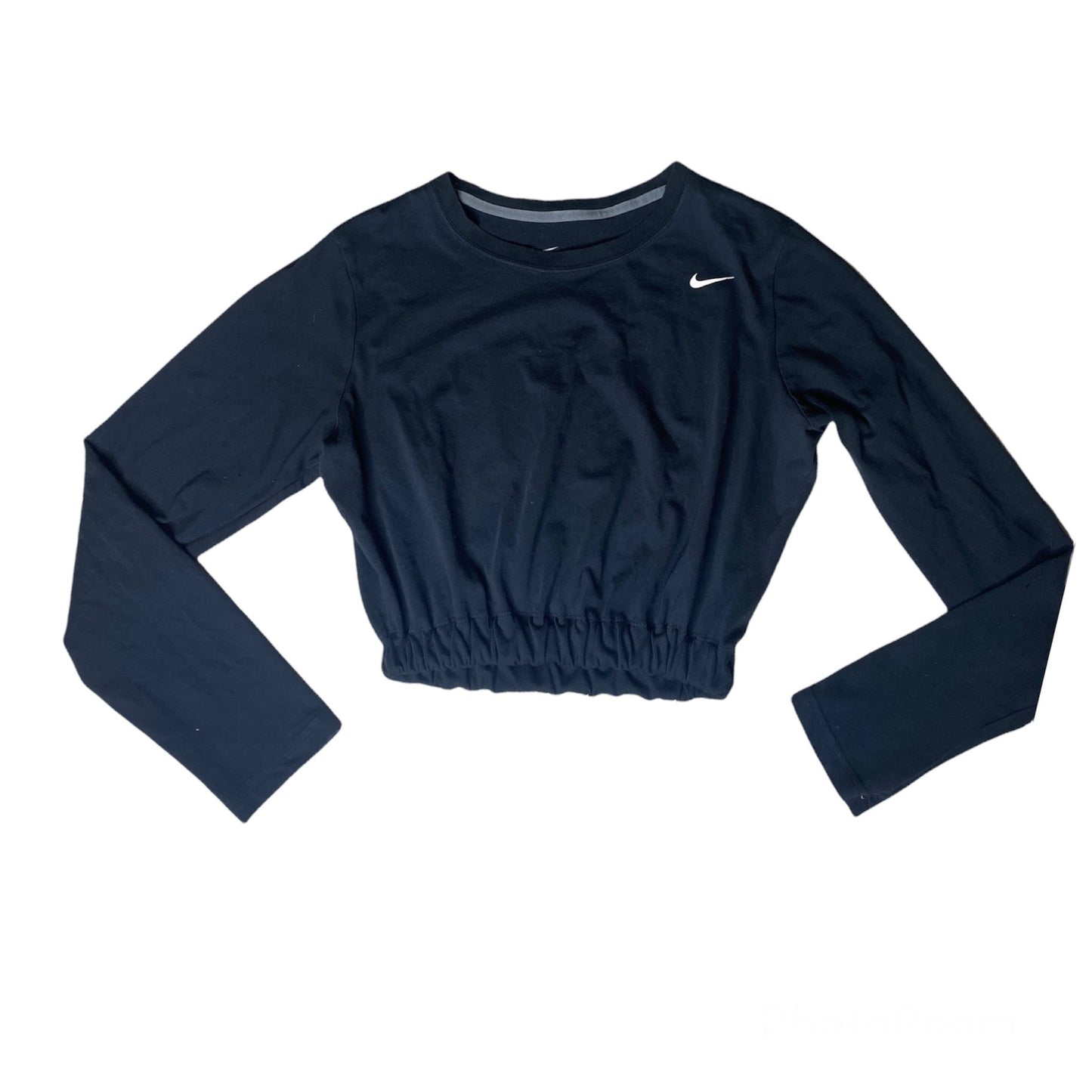 Nike Reworked Black Crop Longsleeve