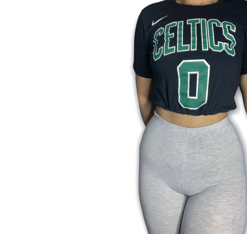 Celtics Reworked Crop Top