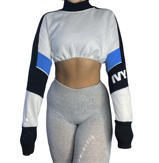 Ivy Park Reworked Crop Crewneck Sweatshirt