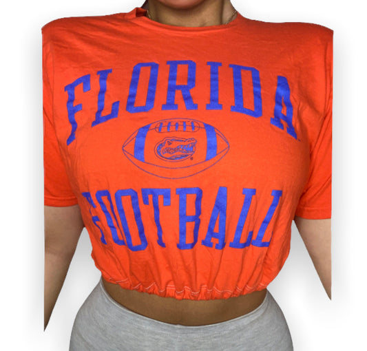 Florida Gators Football Reworked Crop Top