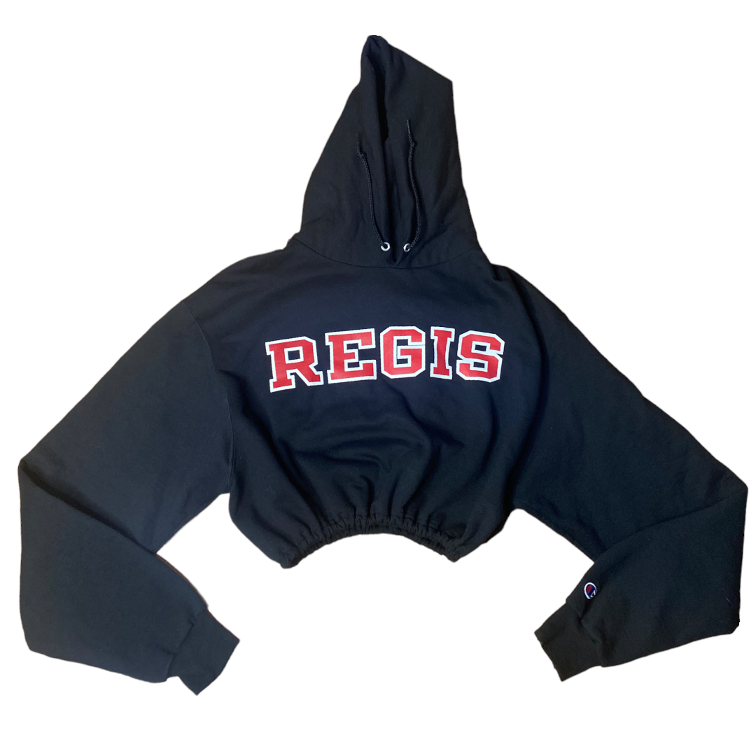 Regis College Reworked Crop Hoodie