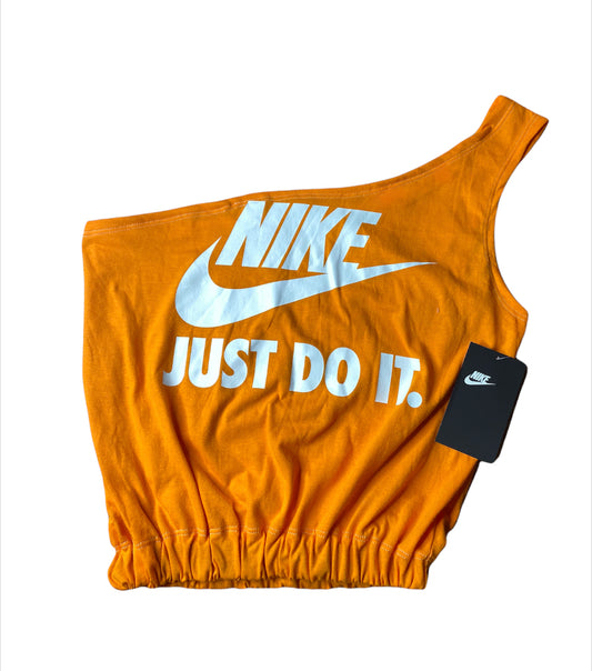 NIKE Reworked One Shoulder Croo Top