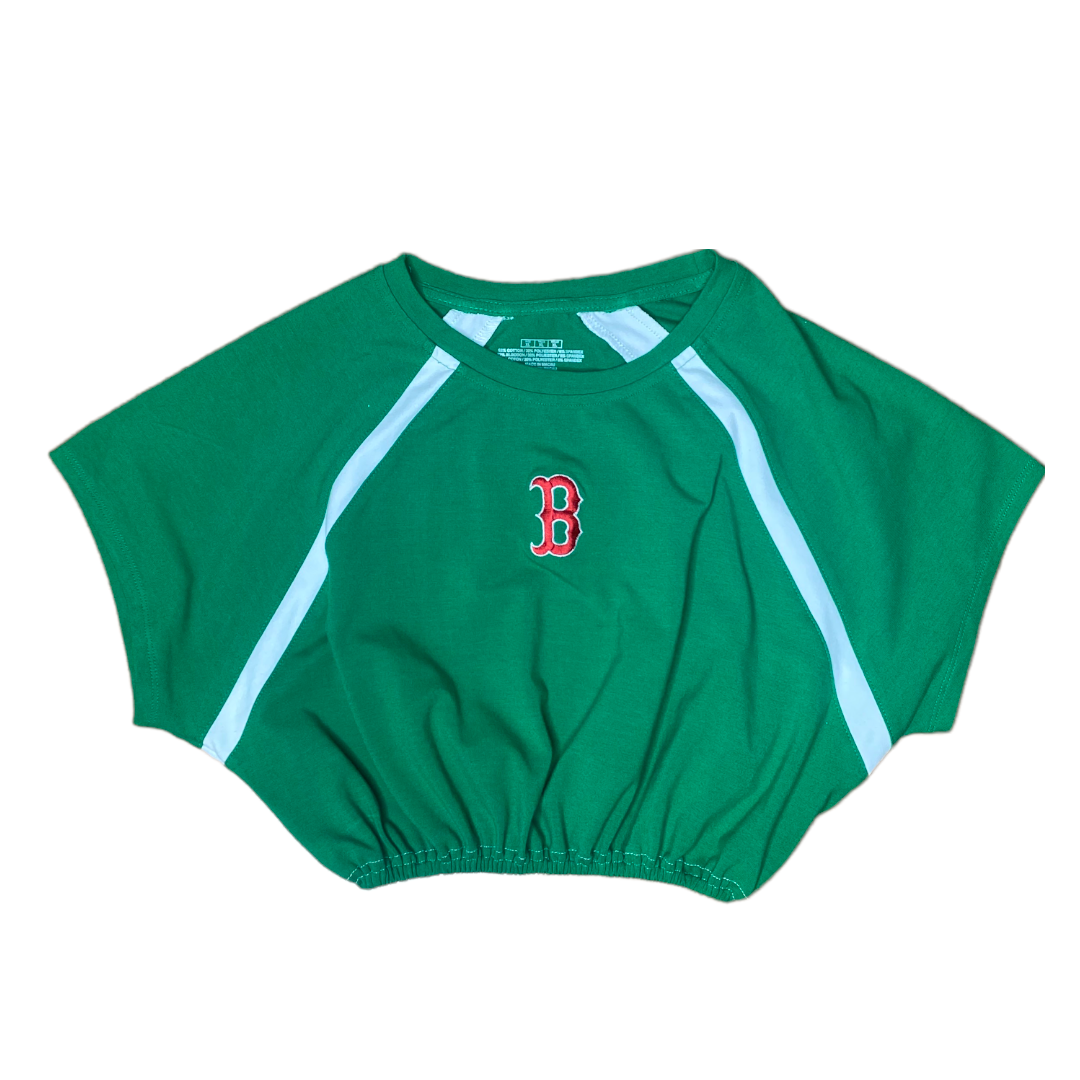 Boston Red Sox y2k Reworked Crop Top