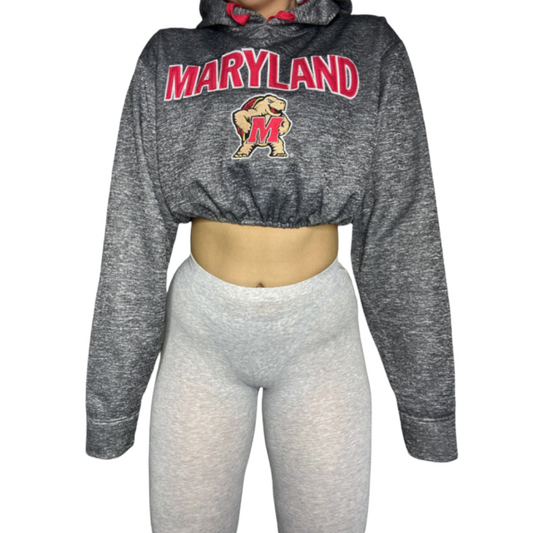 University of Maryland Reworked Crop Hoodie