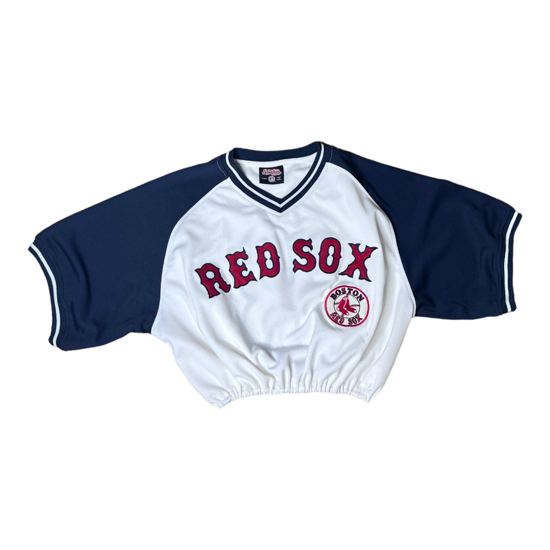 Boston Red Sox Reworked Crop Top