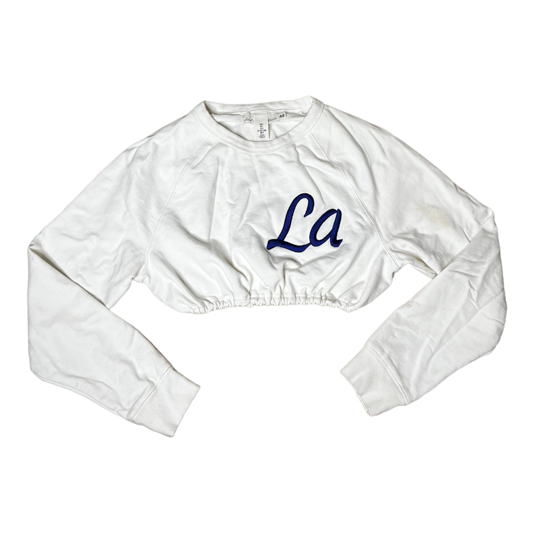 LA Dodgers Reworked Crop Hoodie