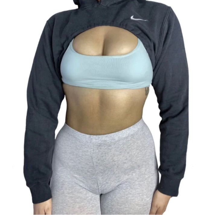 Nike Reworked Super Crop / Shrug Hoodie