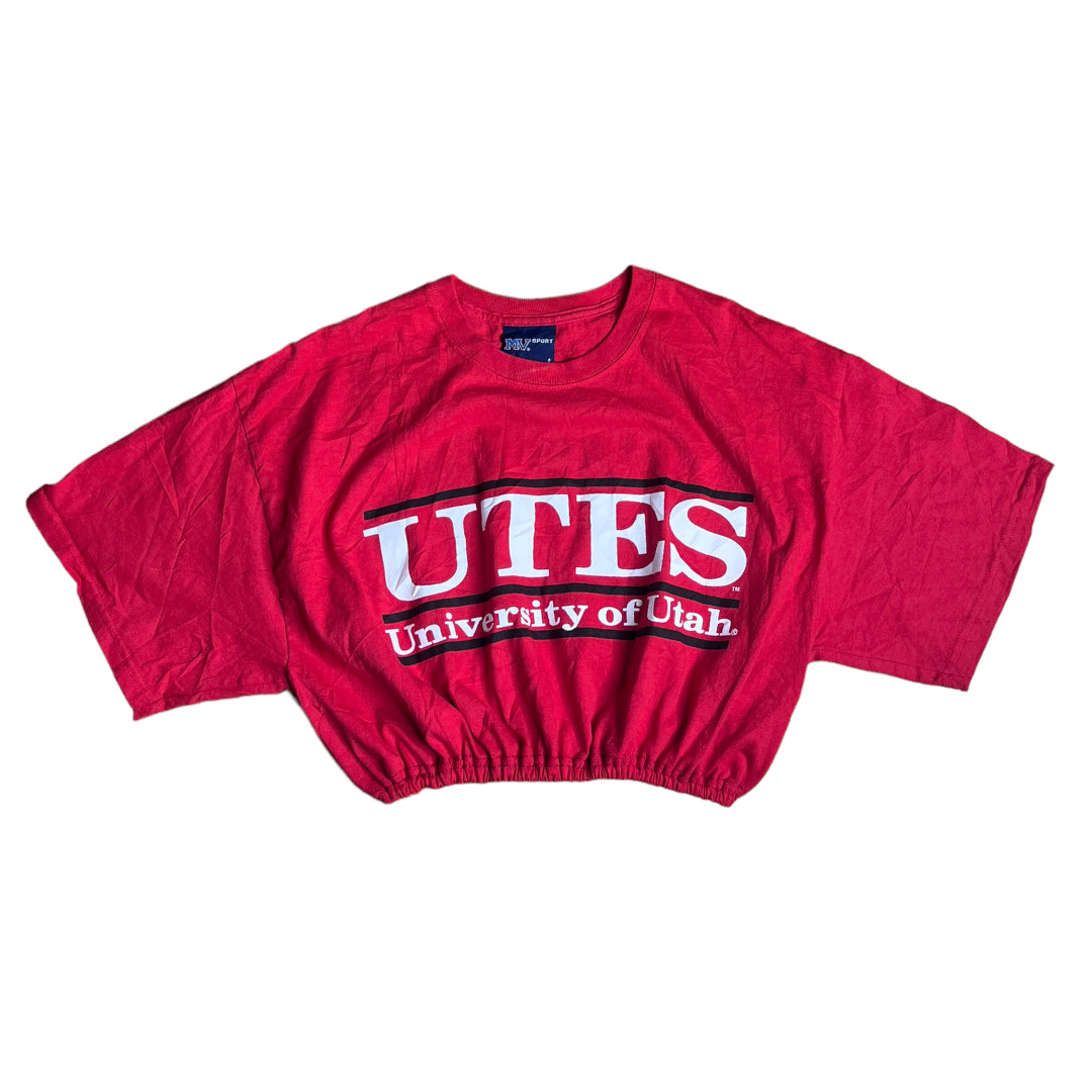 University of Utah Reworked Crop Top