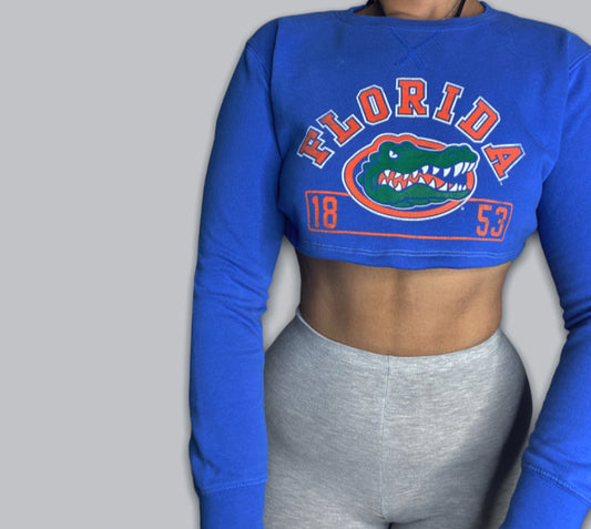 Florida Gators Reworked Crop Crewneck