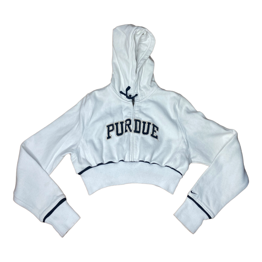 Nike x Perdue University Vintage Crop Zip Up