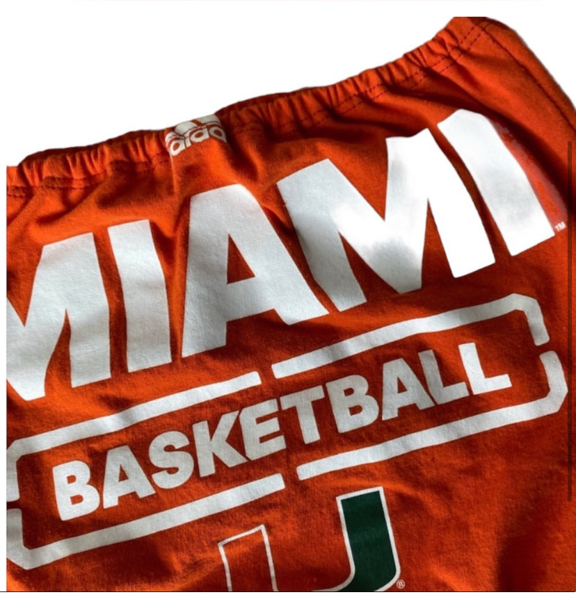 University of Miami Reworked Tube Top