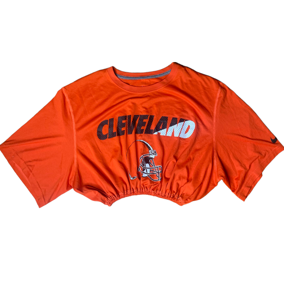 Cleveland Browns Reworked Crop Top