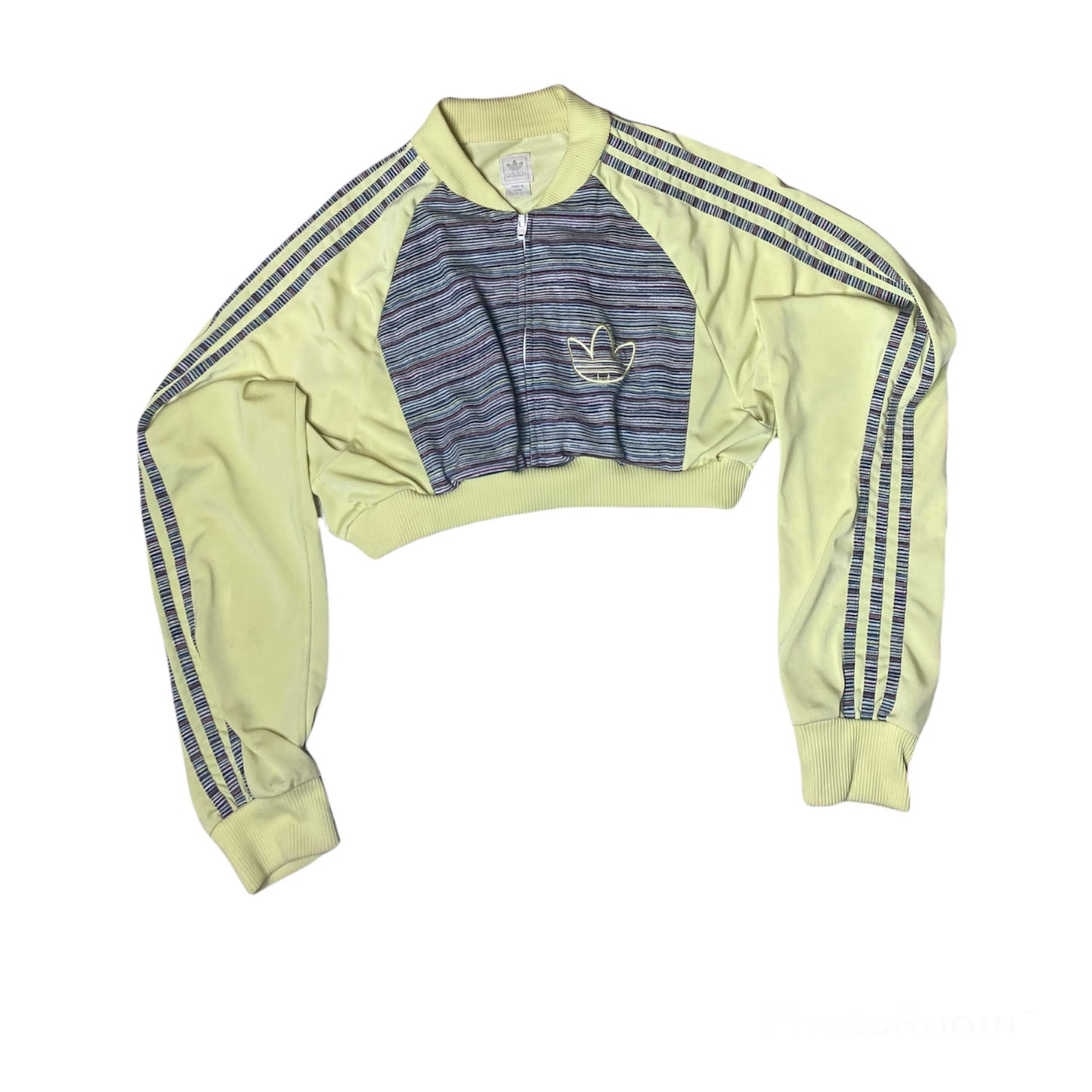 Vintage ADIDAS Reworked Crop Zip Up