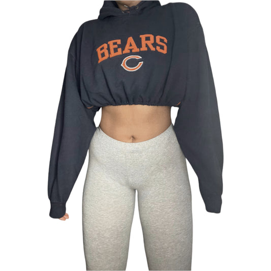 Cleveland Brown Bears Reworked Crop Hoodie