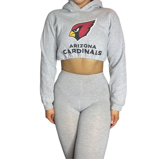 Arizona Cardinals Reworked Crop Hoodie