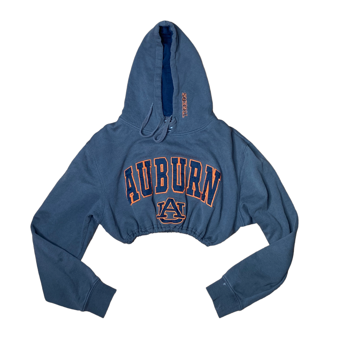 Auburn University Reworked Crop Hoodie