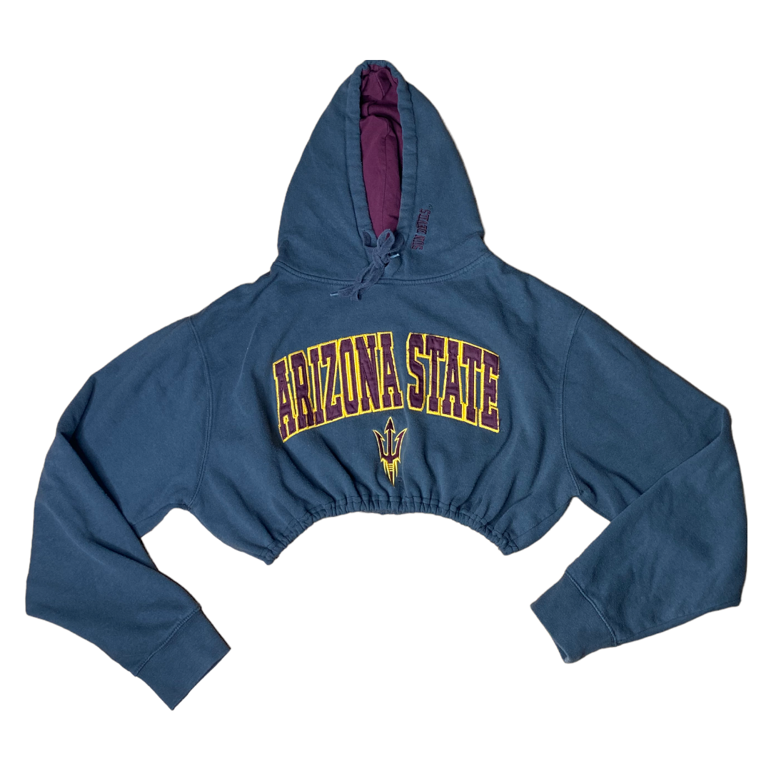 Arizona State Reworked Crop Hoodie