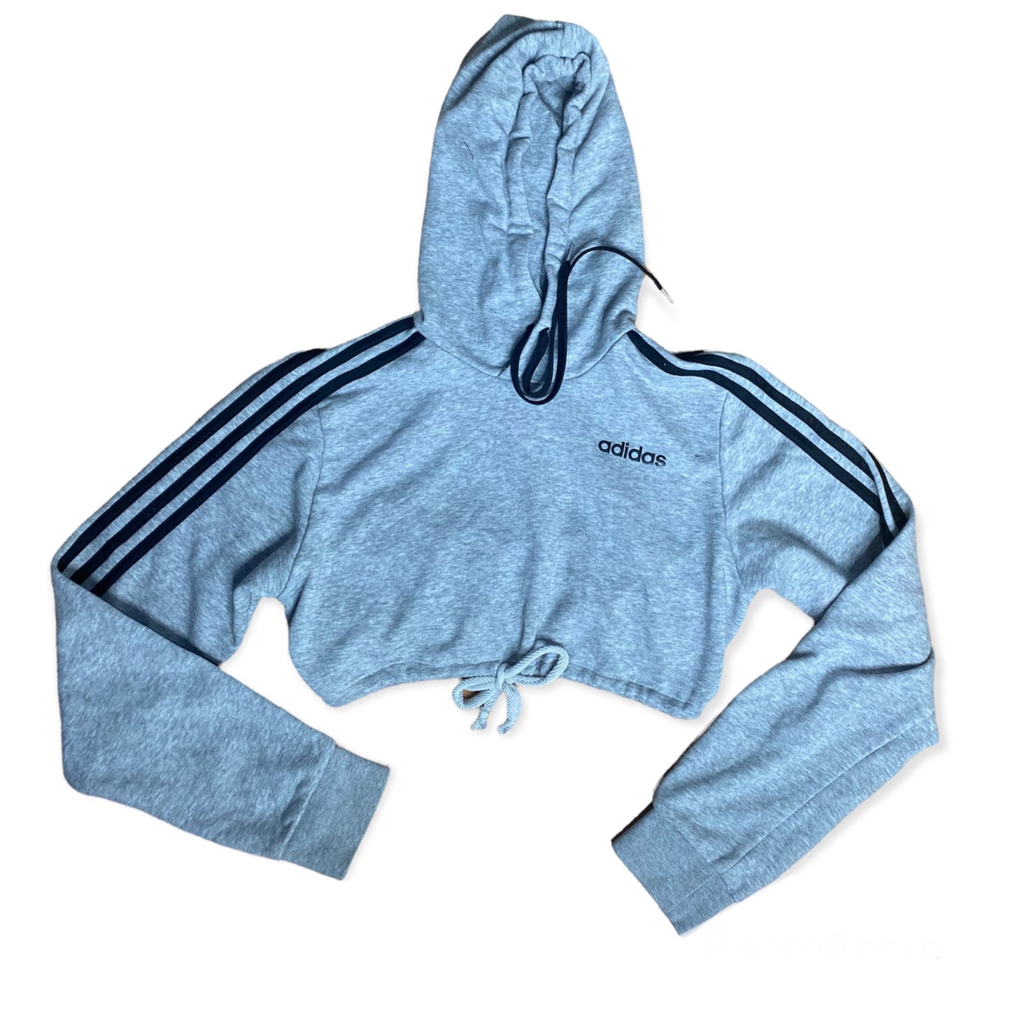 Adidas Reworked Three Stripe Crop Hoodie