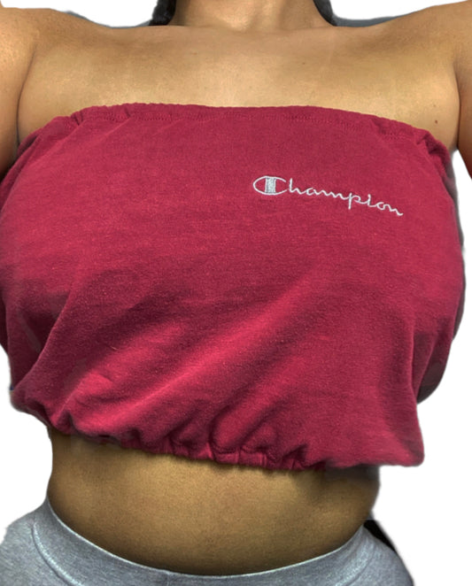 Vintage Champion Reworked Tube Top