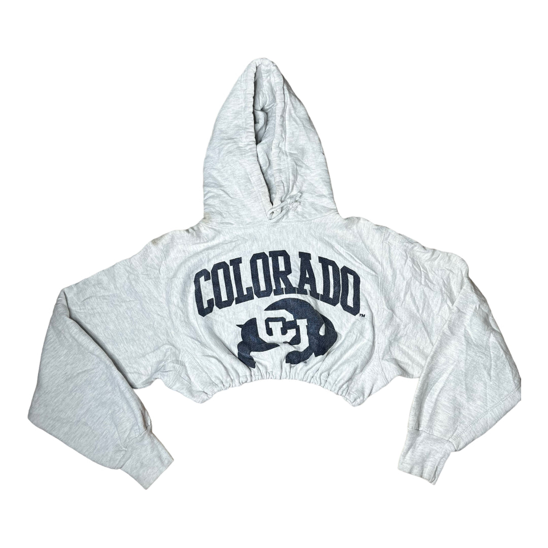 University of Colorado Reworked Crop Hoodie