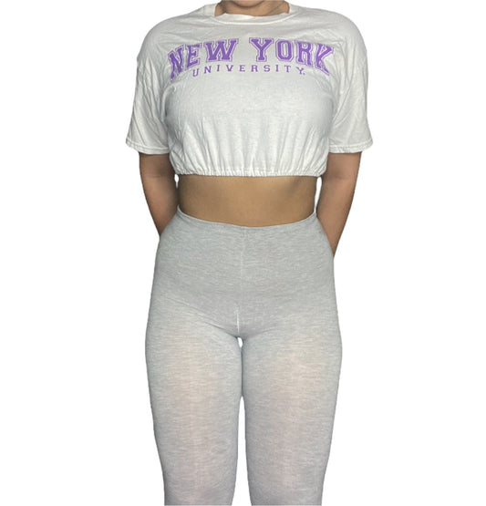 NYU Reworked Crop Top