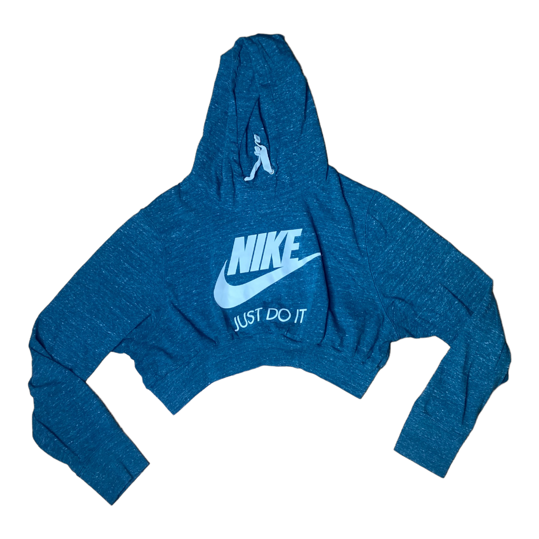 Nike “Just do it” Reworked Crop Hoodie