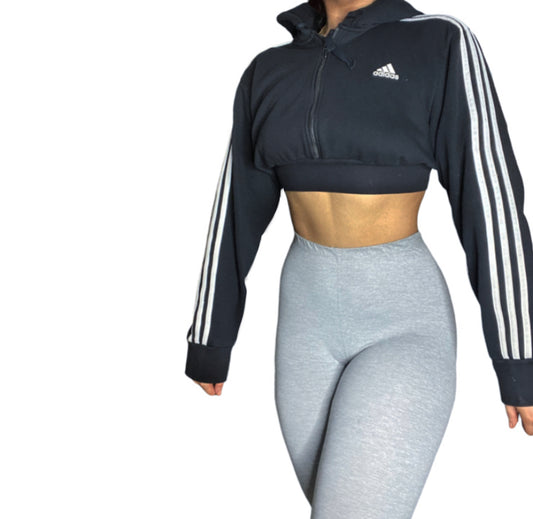 Adidas Reworked Crop Zip zip Hoodie