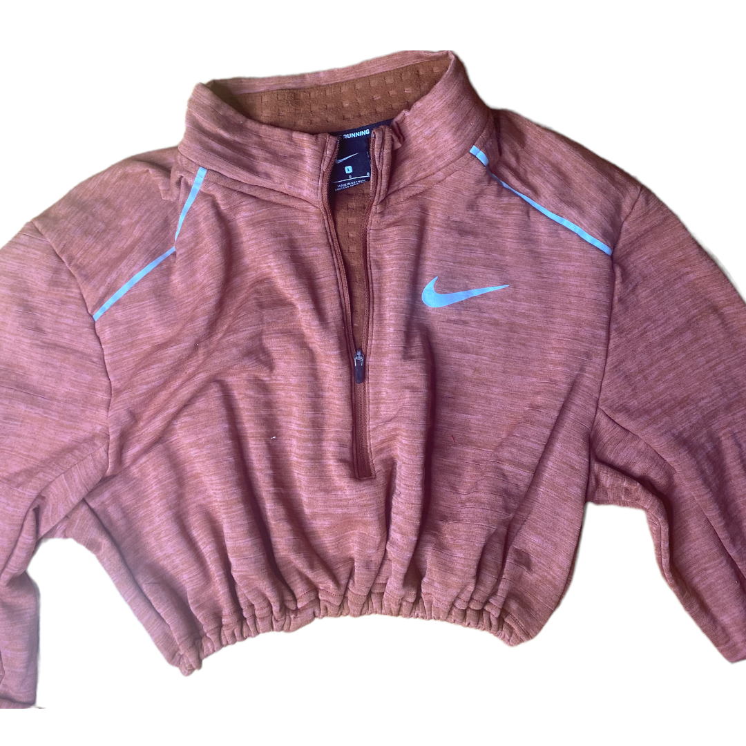 Nike Reworked Crop Quarter Zip Up