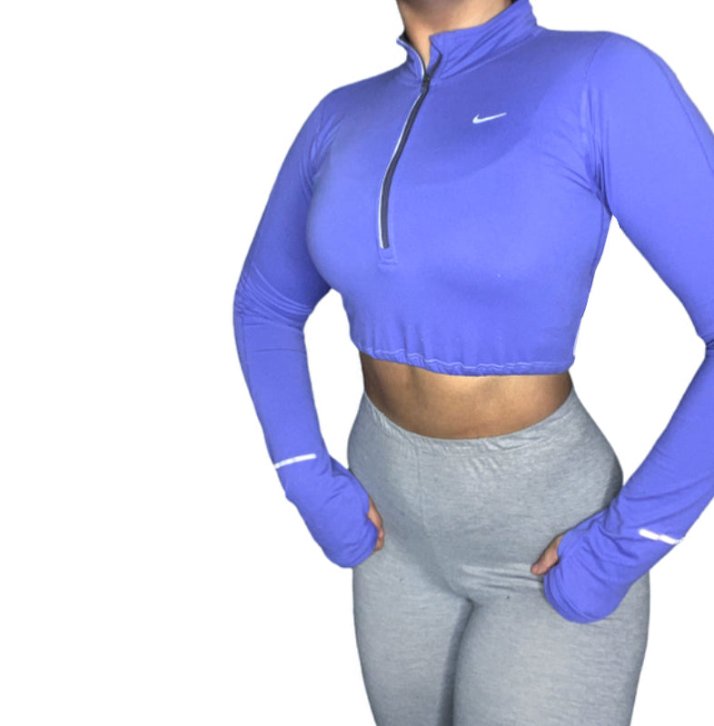 Nike Reworked Crop Quarter Zip