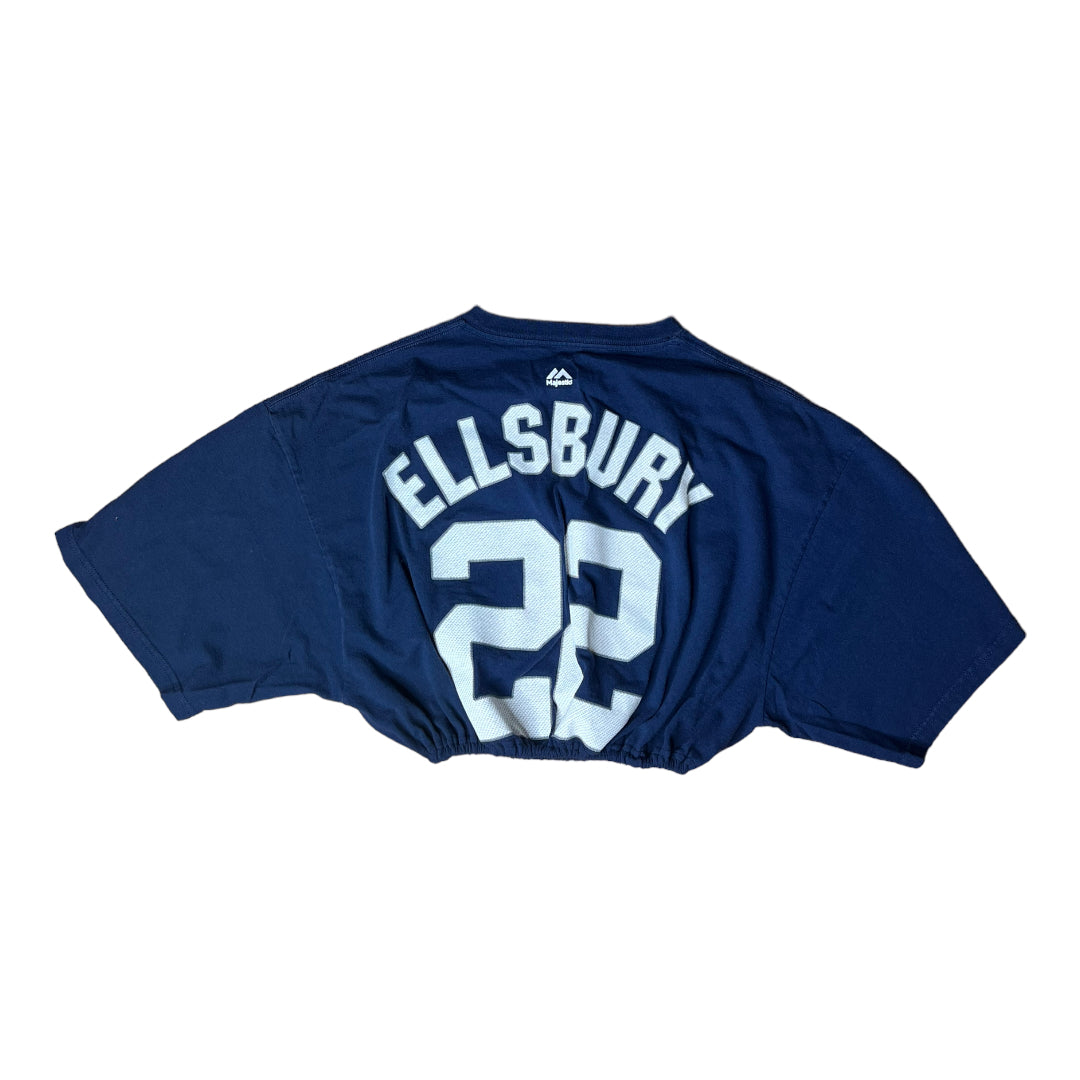 New York Yankees Ellsbury #22 Reworked Crop Top