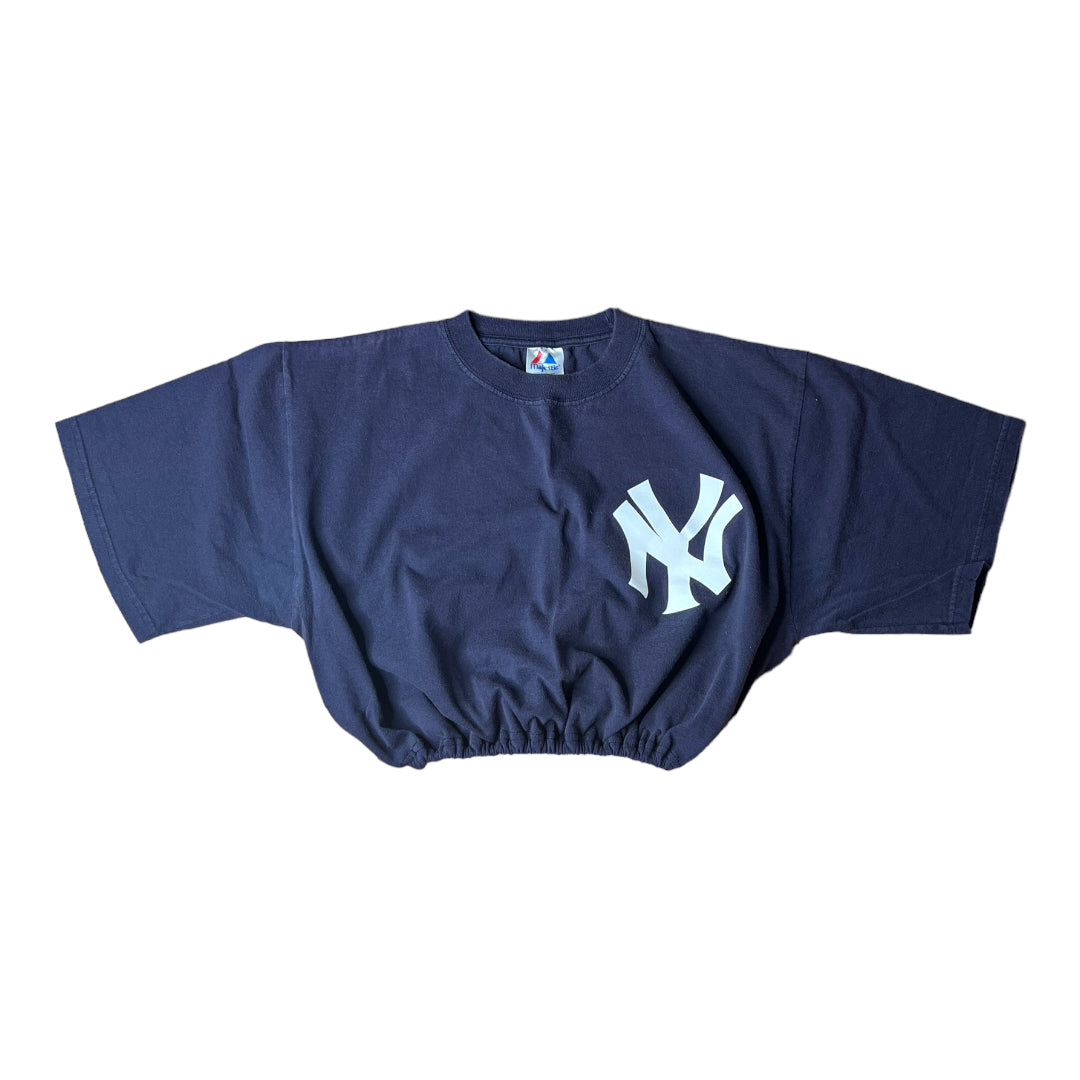 New York Yankees Rodriguez #13 Reworked Crop Top