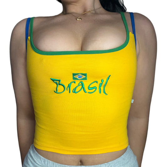 Brasil 🇧🇷 Crop Tank Top