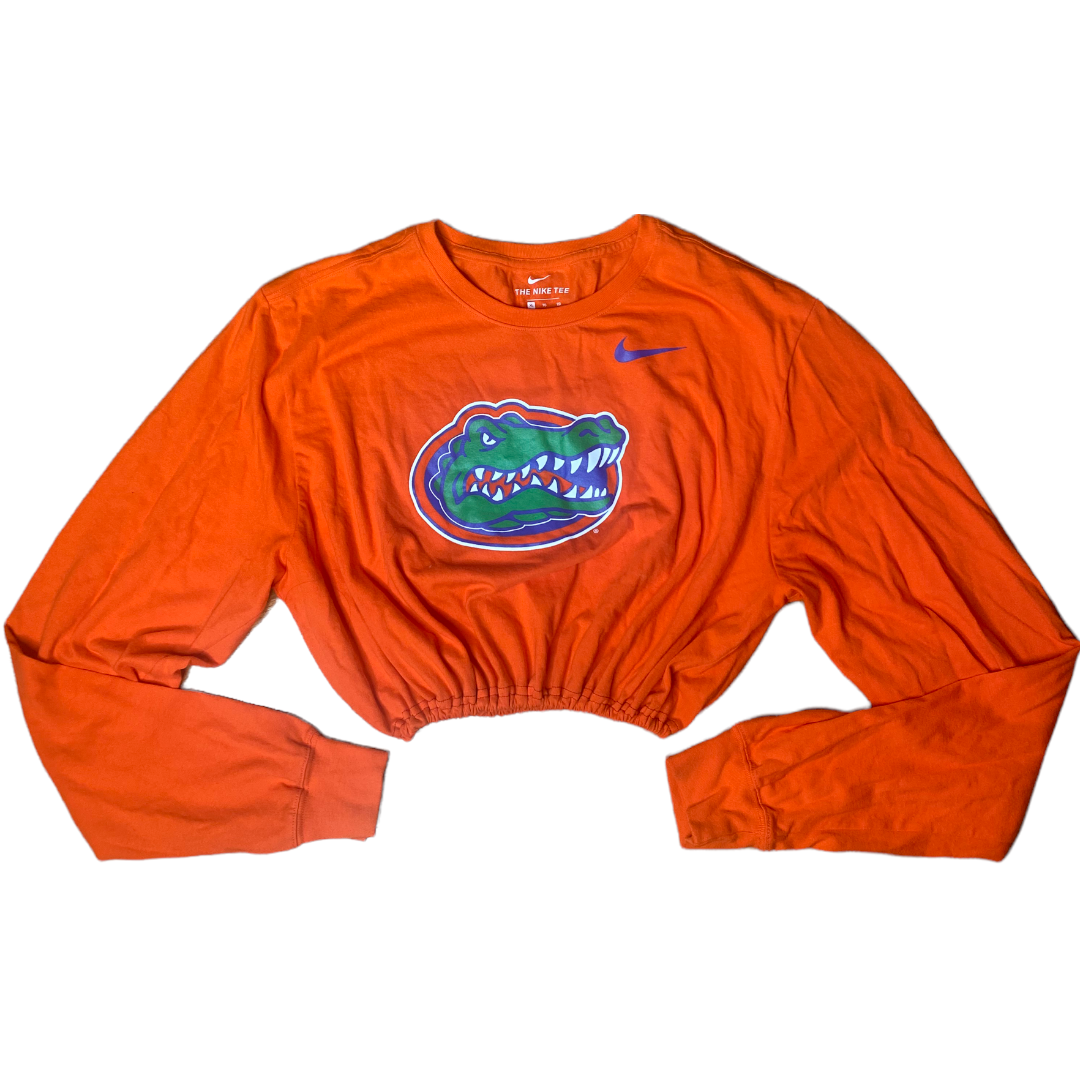 Florida Gators Reworked Long sleeve Crop Top