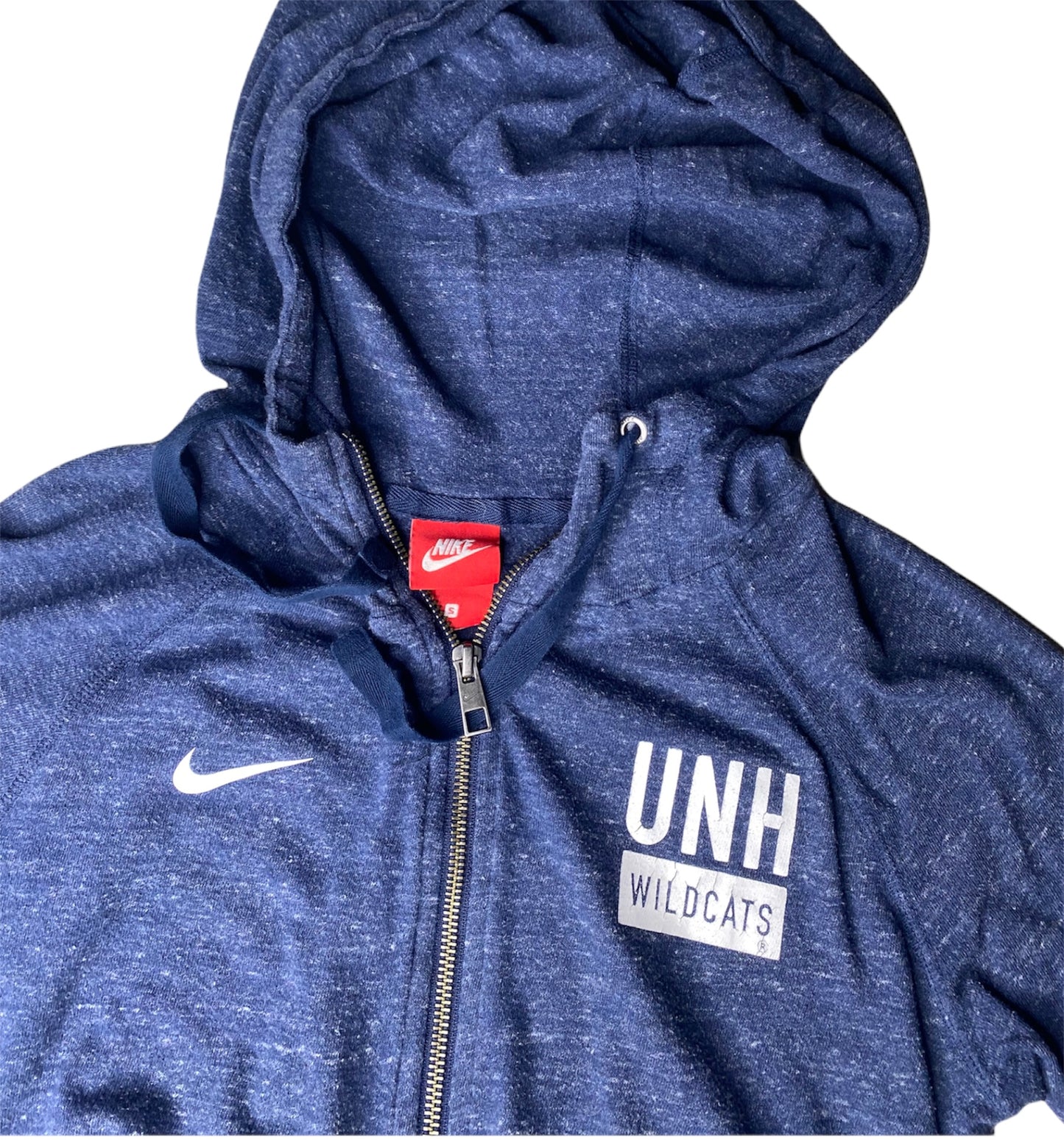 UNH x NIKE Reworked Crop Zip Up Hoodie