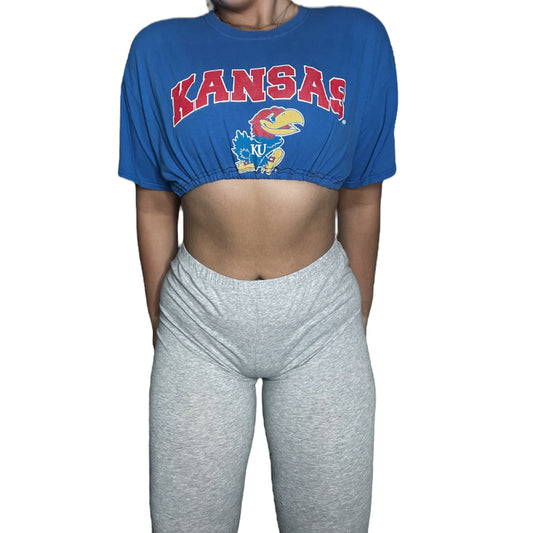 University of Kansas Crop Top